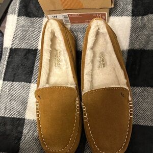 Koolaburra Tan Suede Slippers